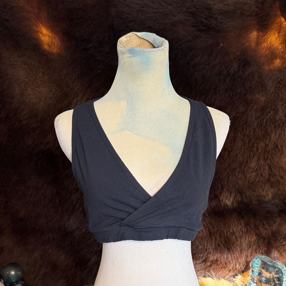 Women's Black Wrap Bralette 10 (2850)